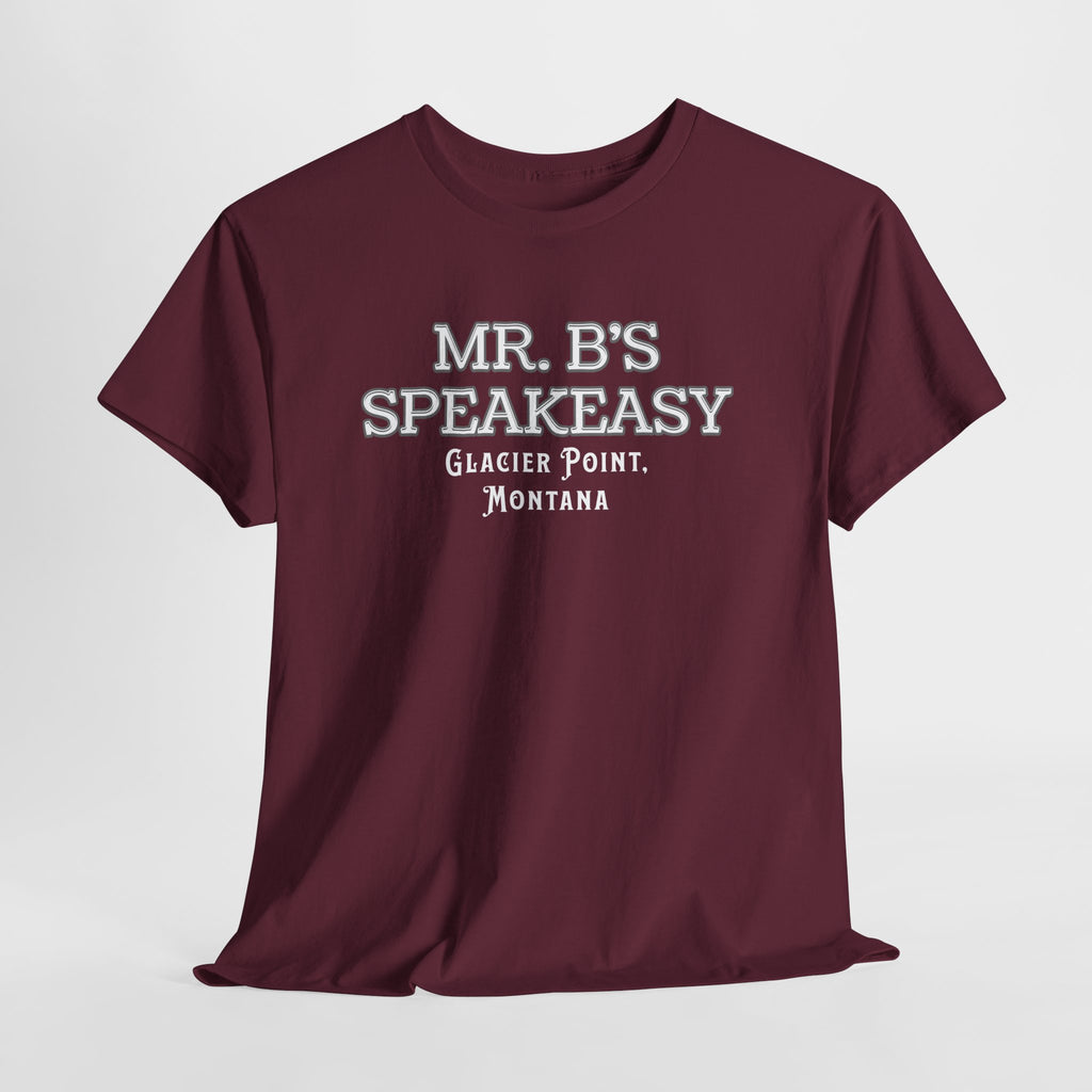 Mr. B’s Speakeasy Tee – Glacier Point, Montana