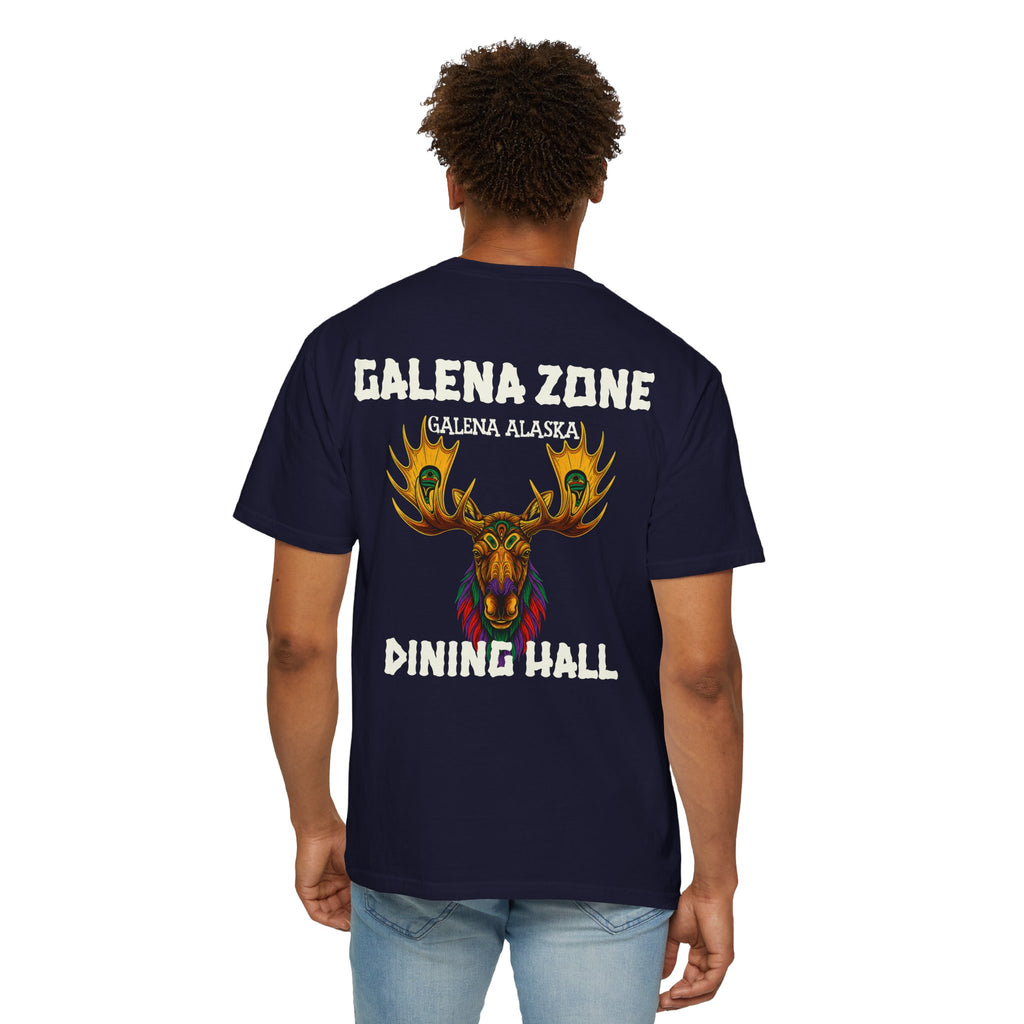 Galena Zone Dining Hall T-Shirt — Alaska Moose Graphic Tee