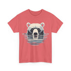 Bear in Water Graphic Tee – Gildan 5000 Heavy Cotton Shirt