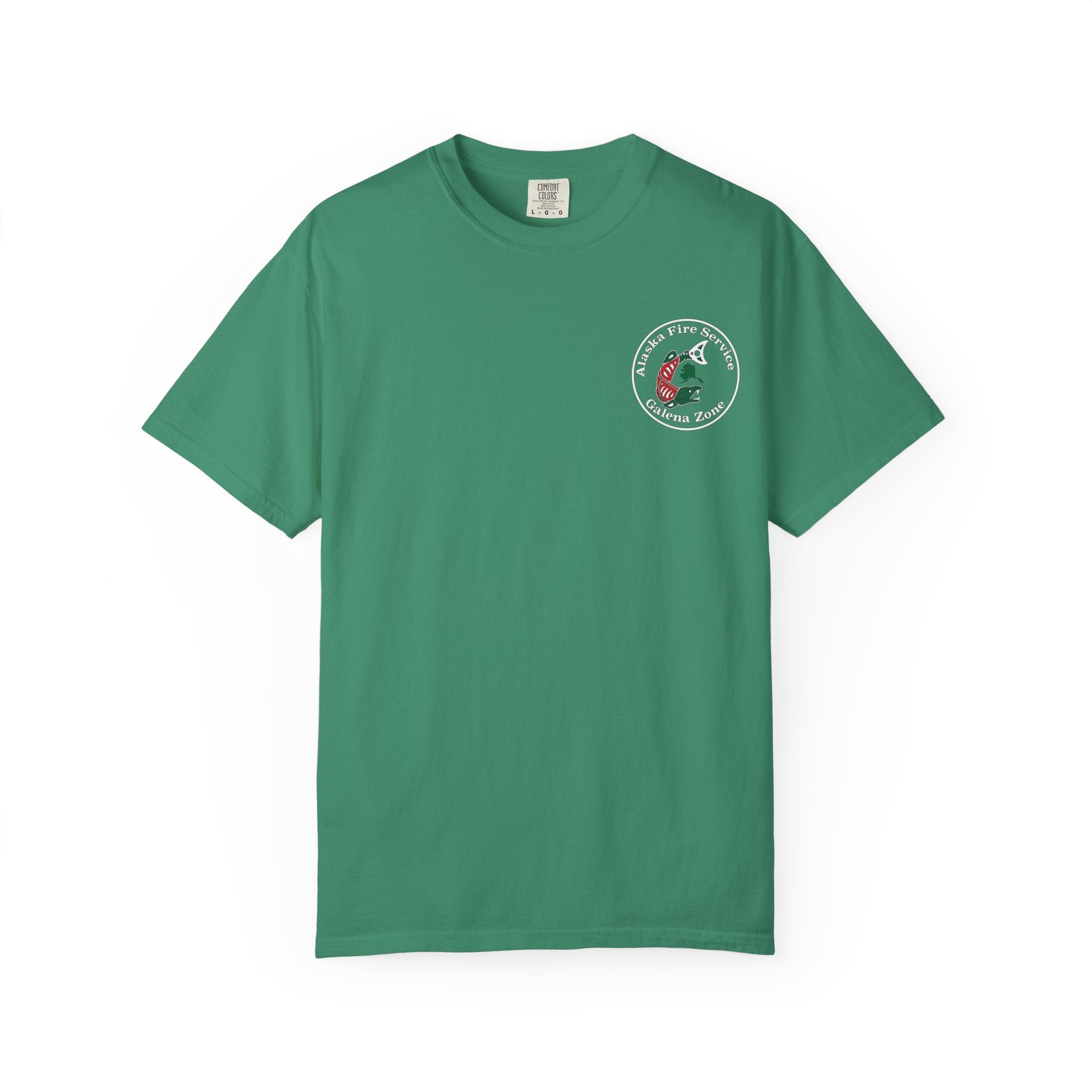 Alaska Fire Service Galena Zone T-Shirt — Salmon Emblem Tee