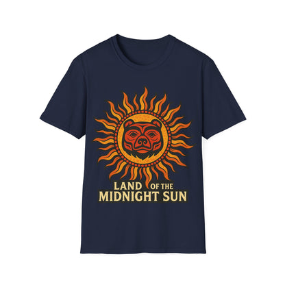 Land of the Midnight Sun Tribal Bear T-Shirt