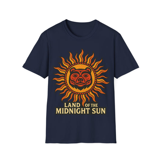 Land of the Midnight Sun Tribal Bear T-Shirt