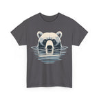 Bear in Water Graphic Tee – Gildan 5000 Heavy Cotton Shirt
