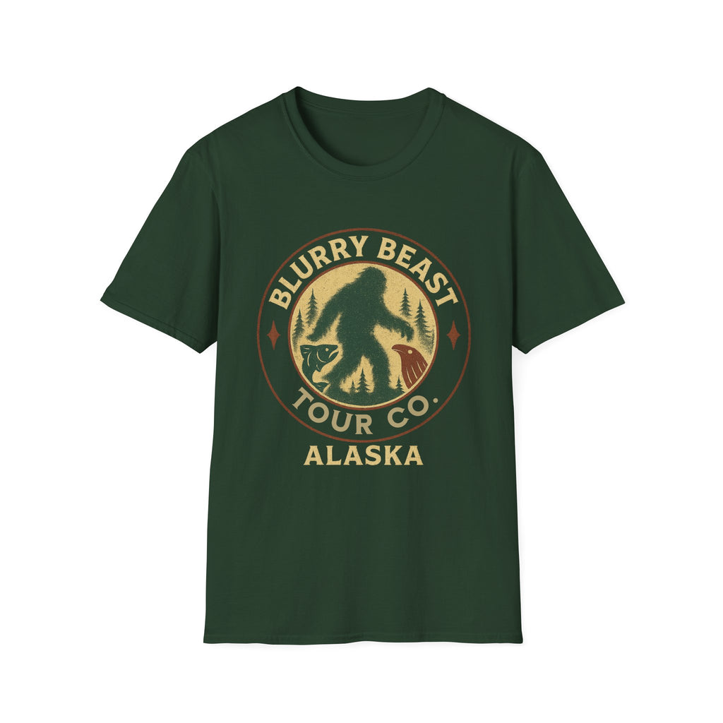 Blurry Beast Alaska T-Shirt – Vintage Bigfoot Tour Co.