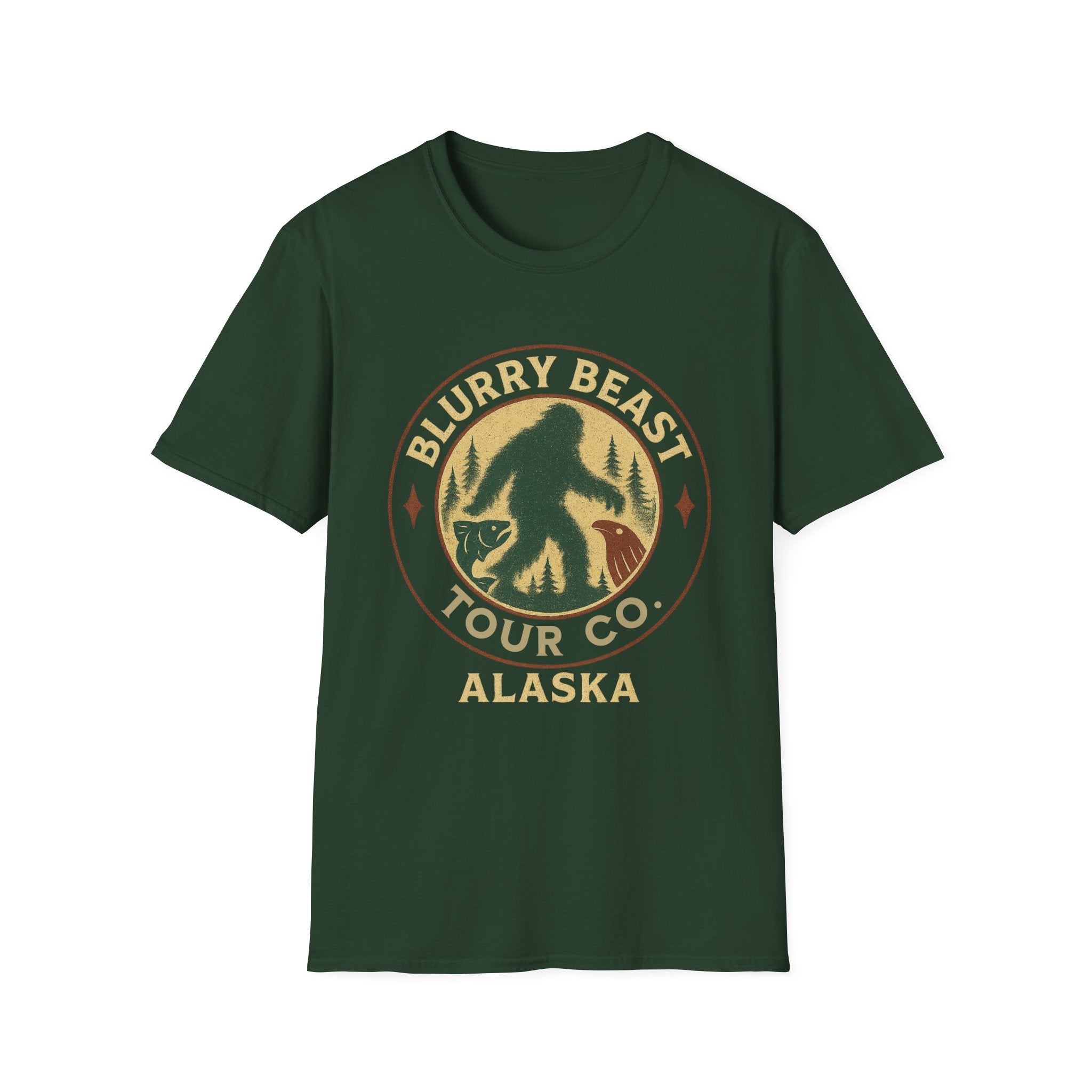 Copy of Blurry Beast Alaska T-Shirt – Vintage Bigfoot Tour Co.