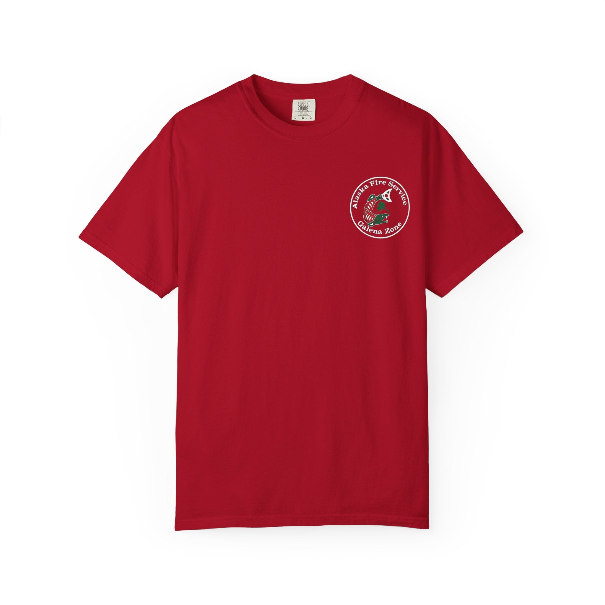Alaska Fire Service Galena Zone T-Shirt — Salmon Emblem Tee