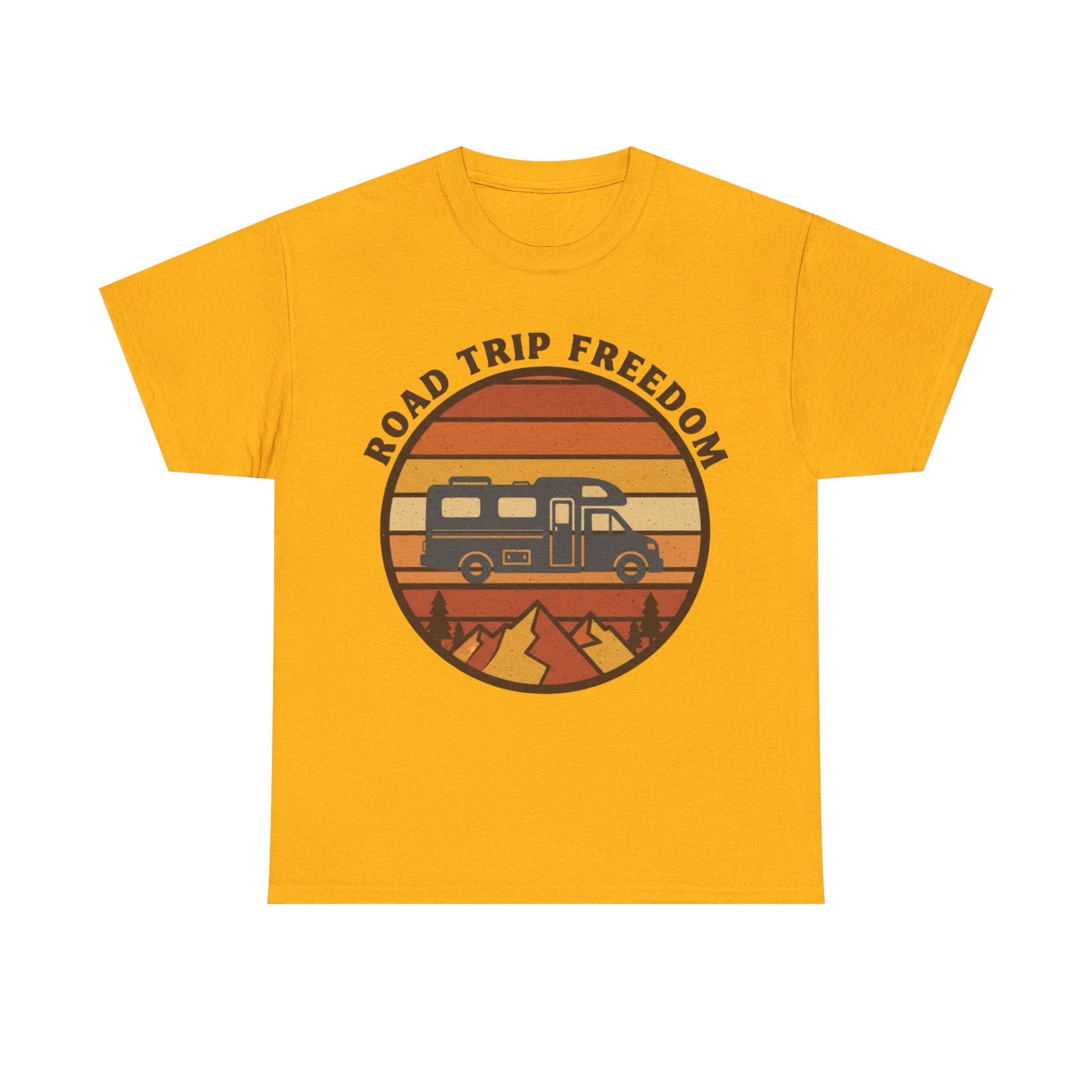 Road Trip Freedom – 70s Retro Adventure Tee