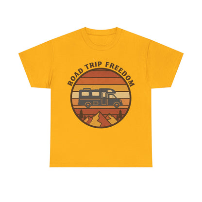 Road Trip Freedom – 70s Retro Adventure Tee