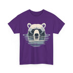 Bear in Water Graphic Tee – Gildan 5000 Heavy Cotton Shirt