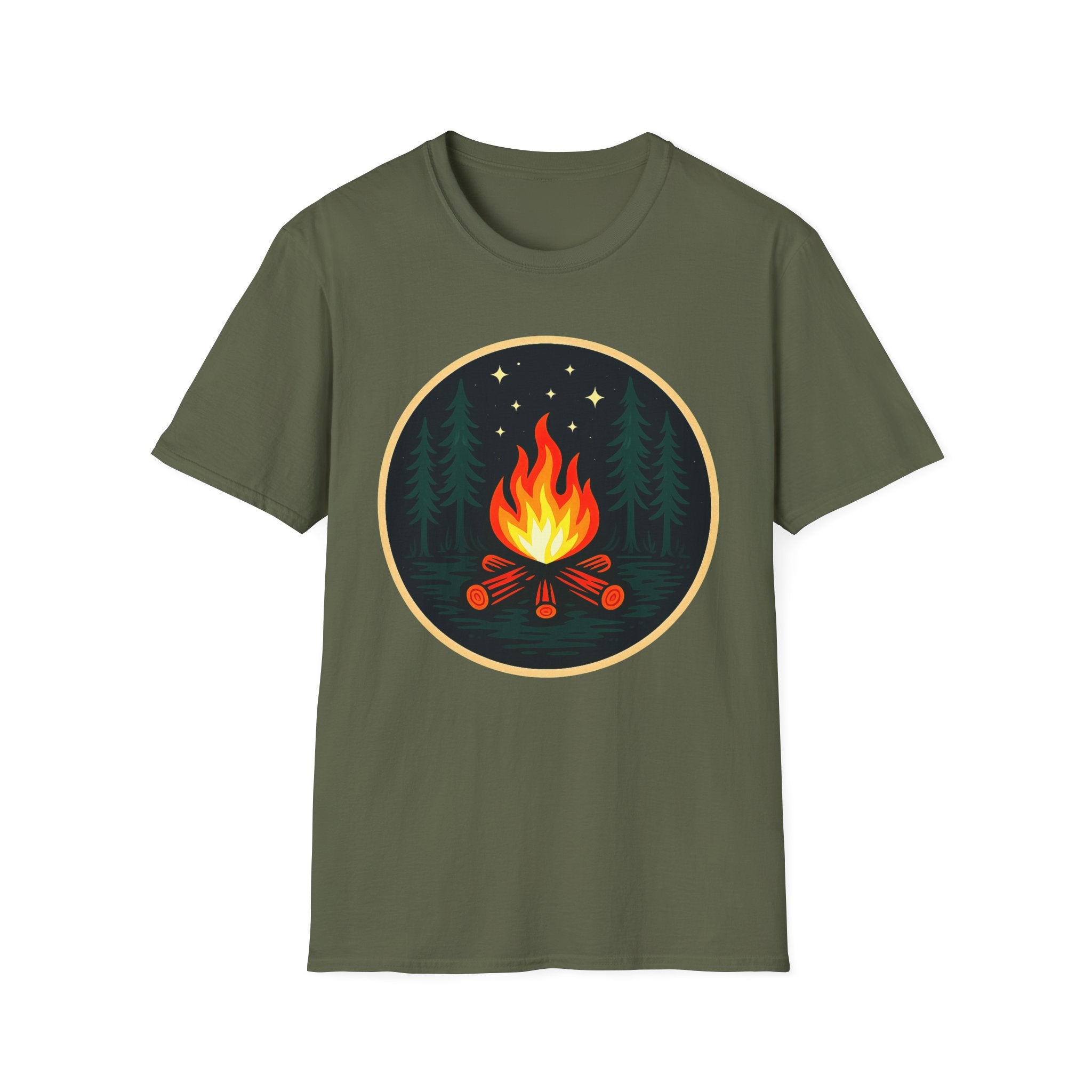 Night Campfire Glow T-Shirt