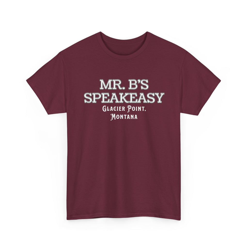 Mr. B’s Speakeasy Tee – Glacier Point, Montana