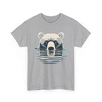 Bear in Water Graphic Tee – Gildan 5000 Heavy Cotton Shirt