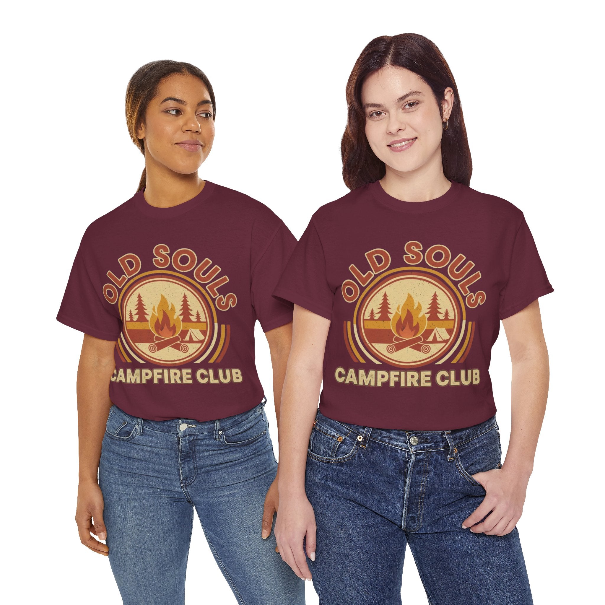Retro Old Souls Campfire Club T-Shirt