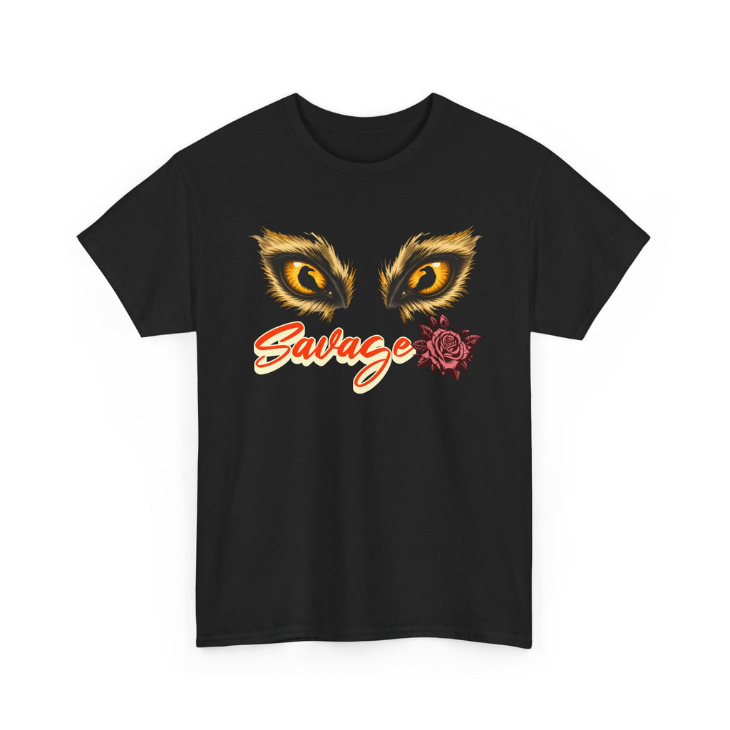 Savage Wolf Eyes — Raven Soul T-shirt