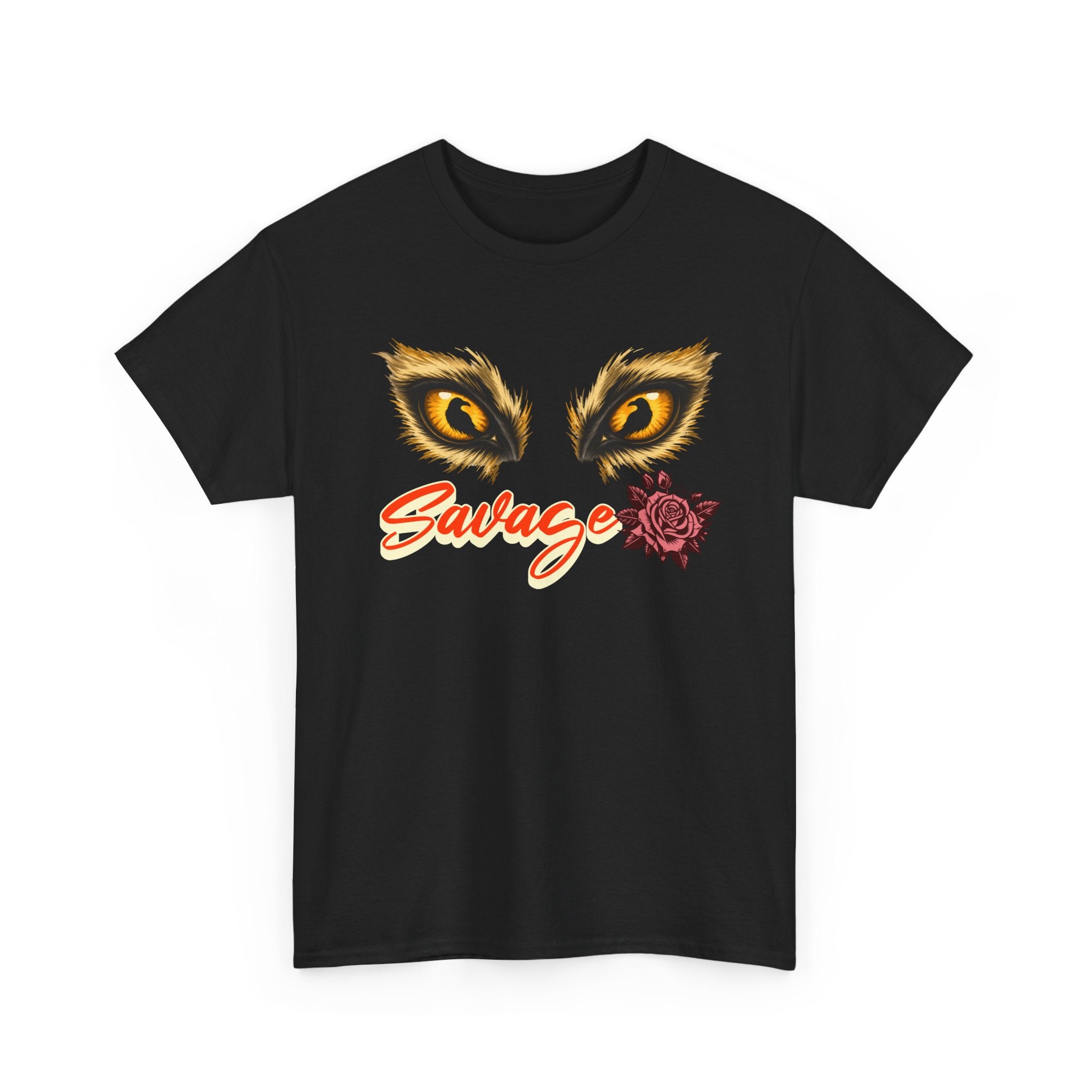 Savage Wolf Eyes — Raven Soul T-shirt