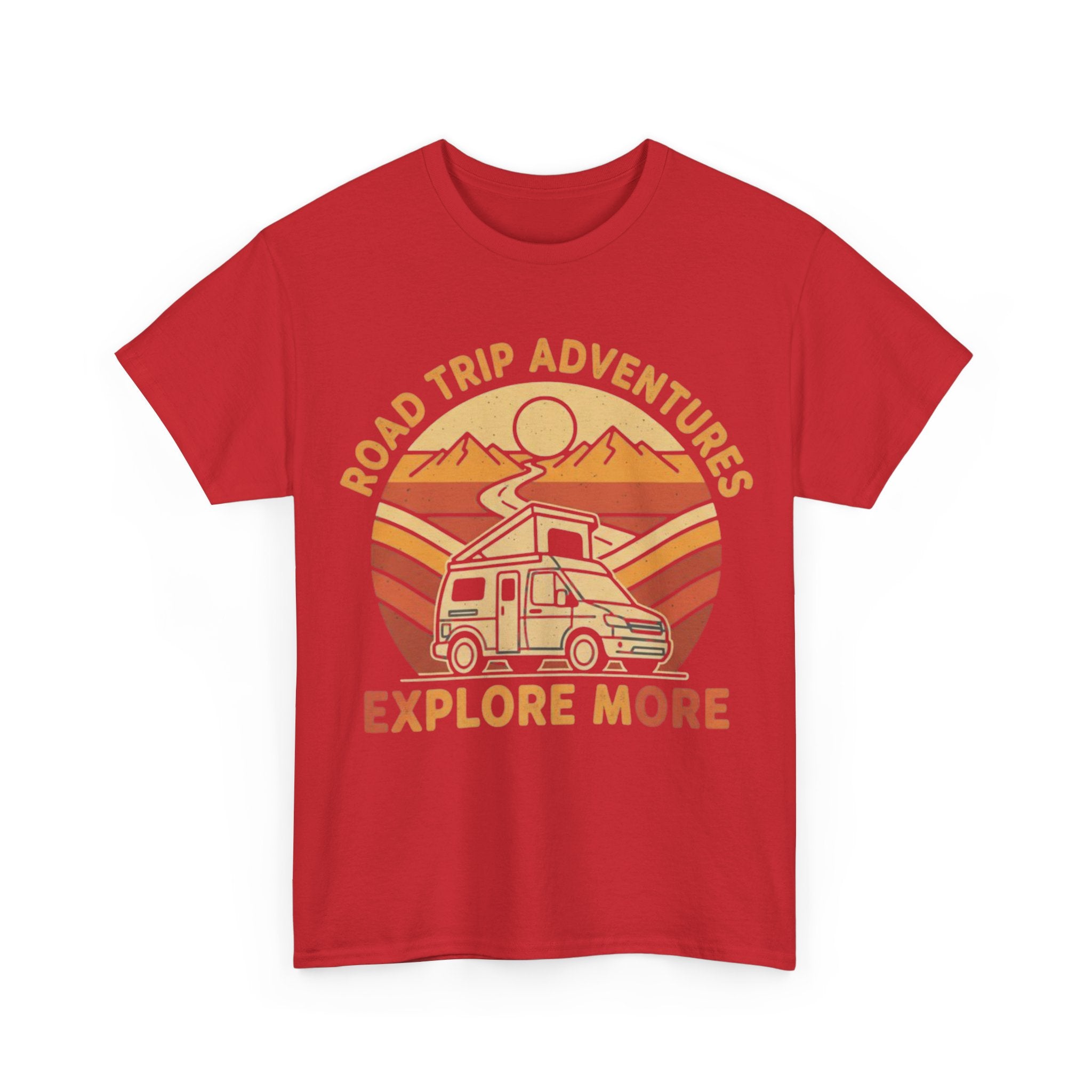 Road Trip Adventures – Explore More Retro Camper Tee
