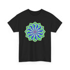 Emerald Feather Rosette T-Shirt