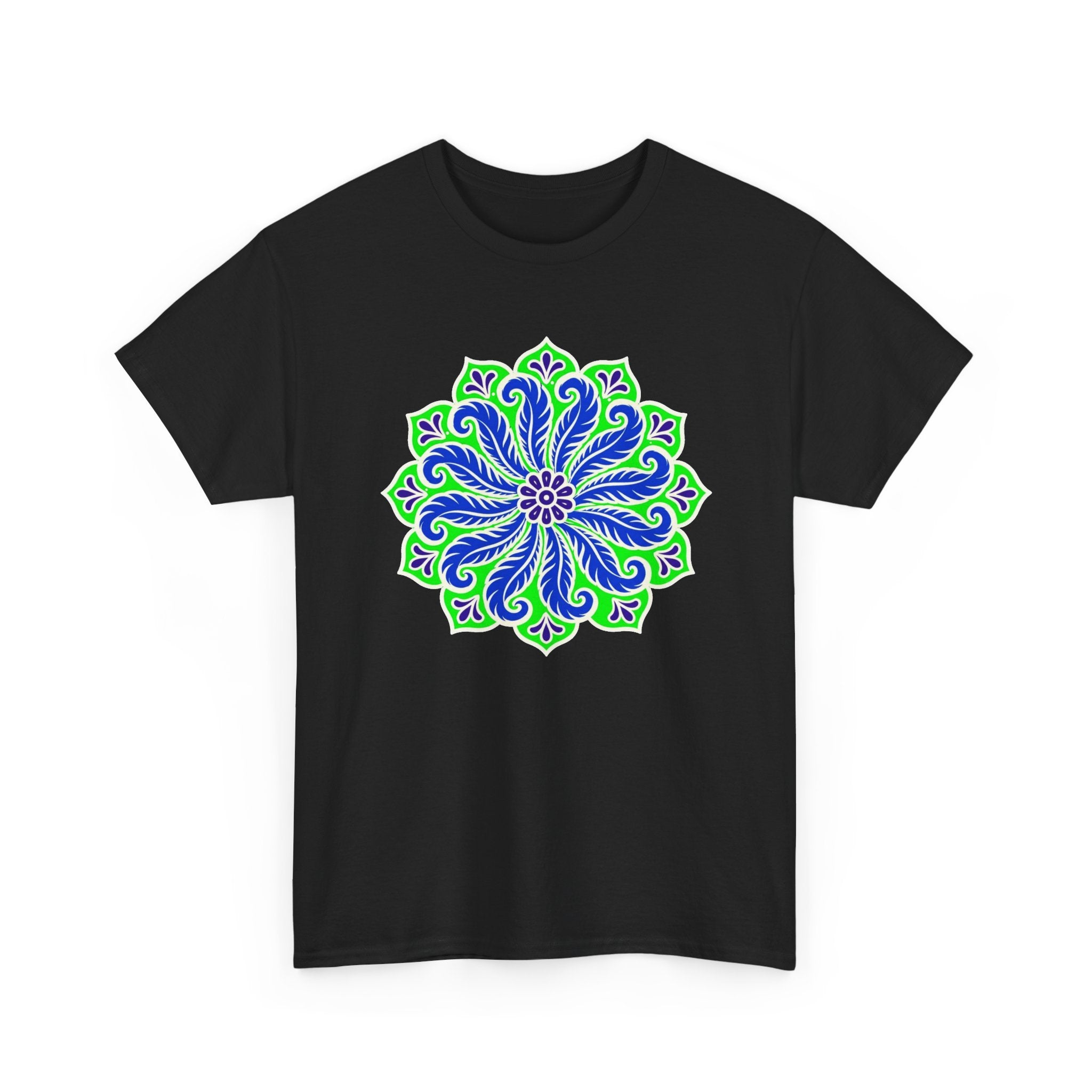 Emerald Feather Rosette T-Shirt