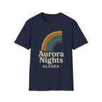 Aurora Nights Alaska T-Shirt – Retro Northern Lights Graphic Tee