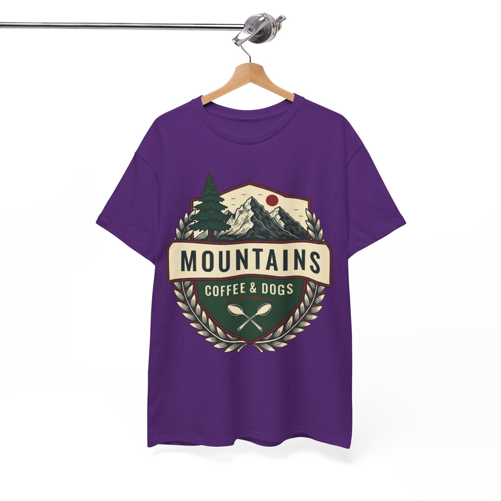 Mountains, Coffee & Dogs Tee