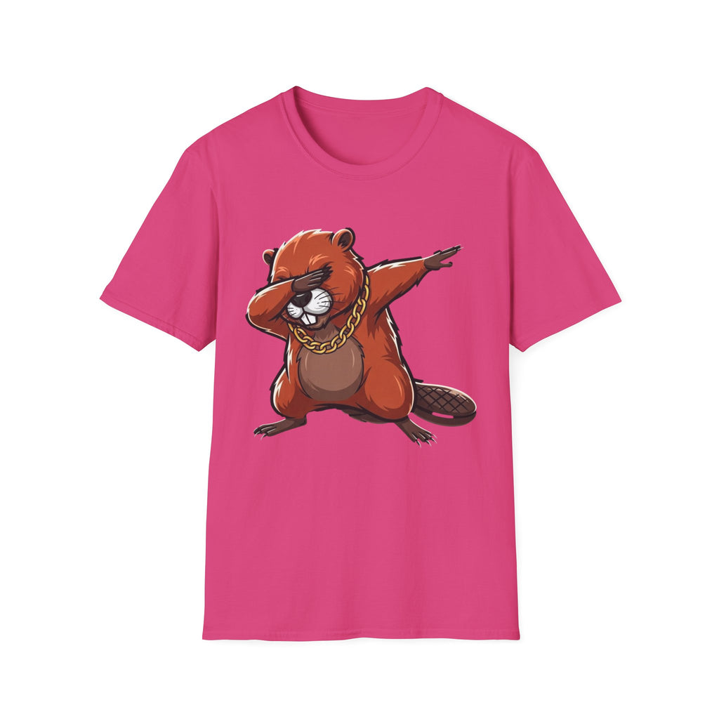 Dabbing Beaver T-Shirt – Funny Cartoon Animal