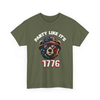 Party Like It's 1776 Patriotic Bear T-Shirt — 4th of July Summer Tee