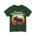 Original Overlander Moose T-Shirt | Retro 1970s Sunset Wilderness Tee