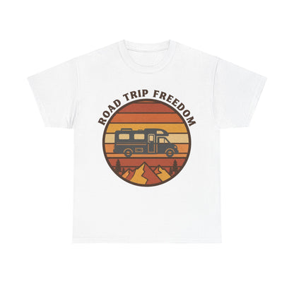 Road Trip Freedom – 70s Retro Adventure Tee