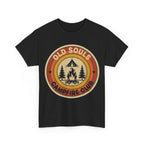 Old Souls Campfire Club Retro T-Shirt | Vintage Sunset Camping Tee