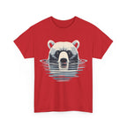 Bear in Water Graphic Tee – Gildan 5000 Heavy Cotton Shirt
