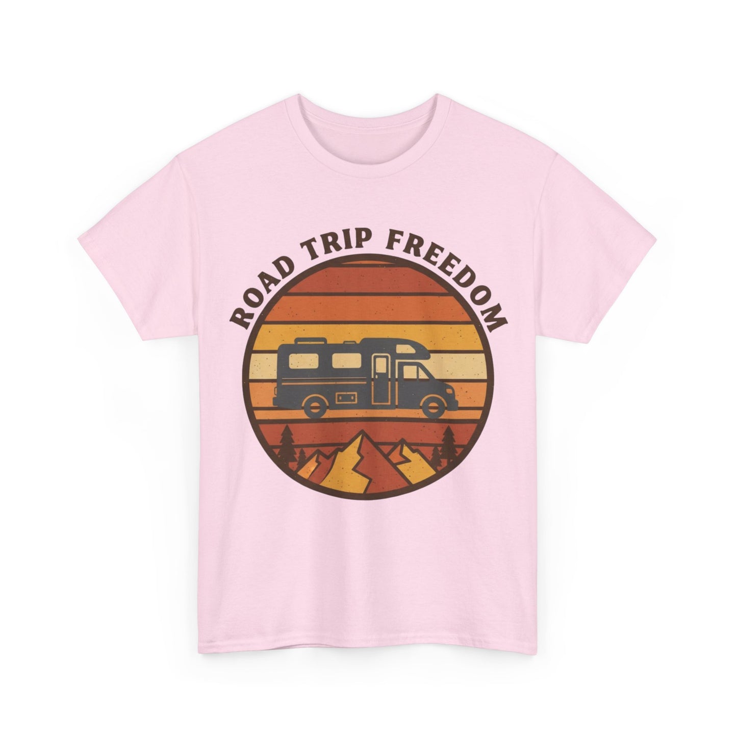 Road Trip Freedom – 70s Retro Adventure Tee