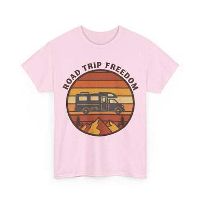 Road Trip Freedom – 70s Retro Adventure Tee