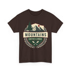 Mountains, Coffee & Dogs Tee