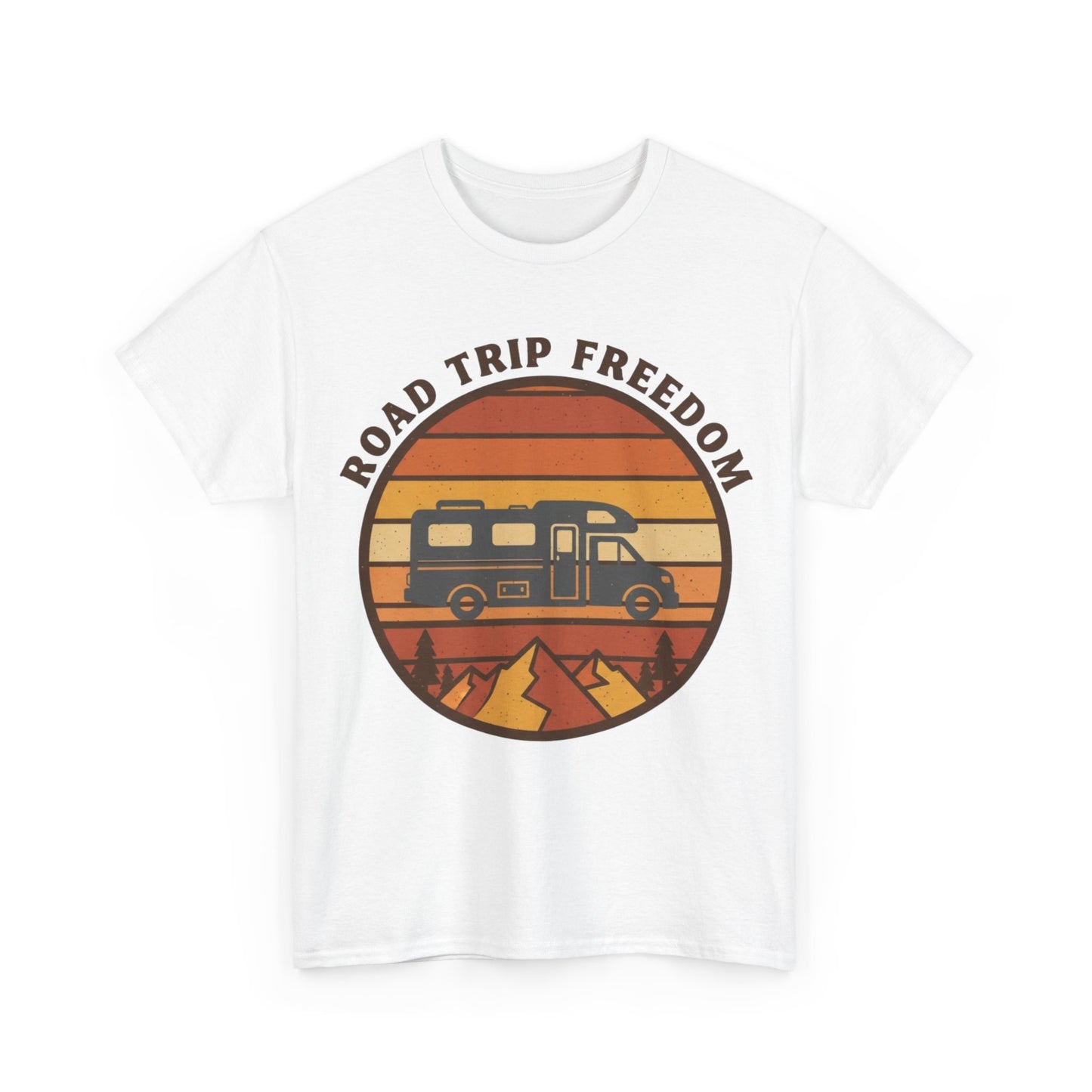 Road Trip Freedom – 70s Retro Adventure Tee