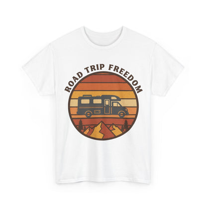Road Trip Freedom – 70s Retro Adventure Tee