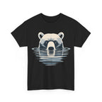Bear in Water Graphic Tee – Gildan 5000 Heavy Cotton Shirt