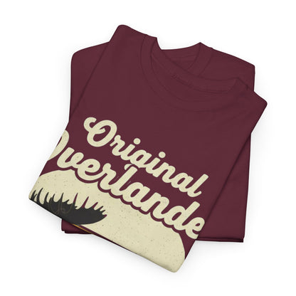 Original Overlander Moose T-Shirt | Retro 1970s Sunset Wilderness Tee