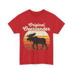 Original Overlander Moose T-Shirt | Retro 1970s Sunset Wilderness Tee