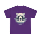 Bear in Water Graphic Tee – Gildan 5000 Heavy Cotton Shirt