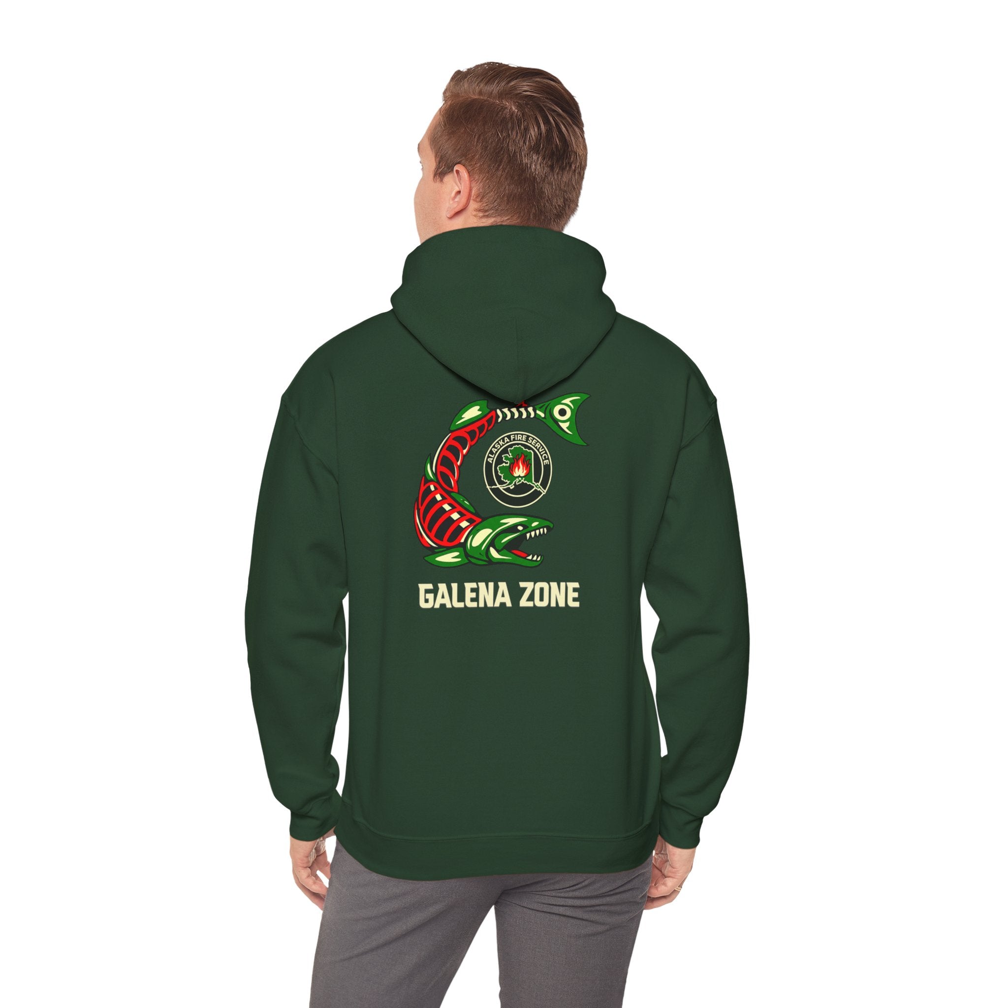 Galena Zone Salmon Hoodie — Gildan 1850