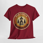 Old Souls Campfire Club Retro T-Shirt | Vintage Sunset Camping Tee