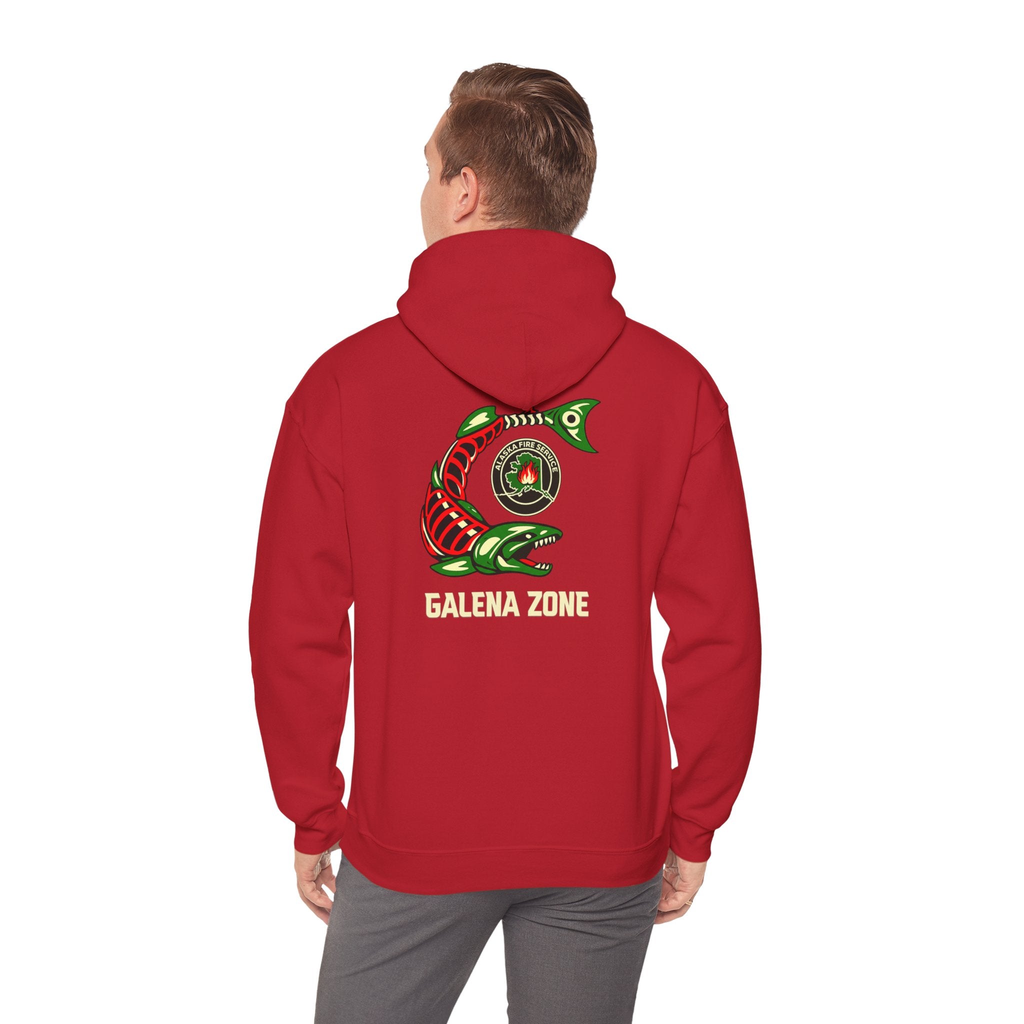 Galena Zone Salmon Hoodie — Gildan 1850