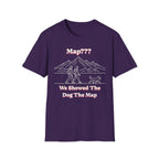 Hiking Line Art Tee – “We Showed The Dog The Map”