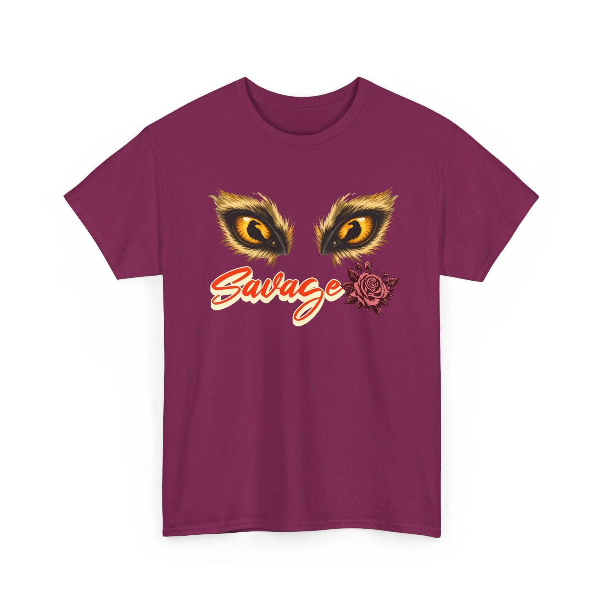 Savage Wolf Eyes — Raven Soul T-shirt