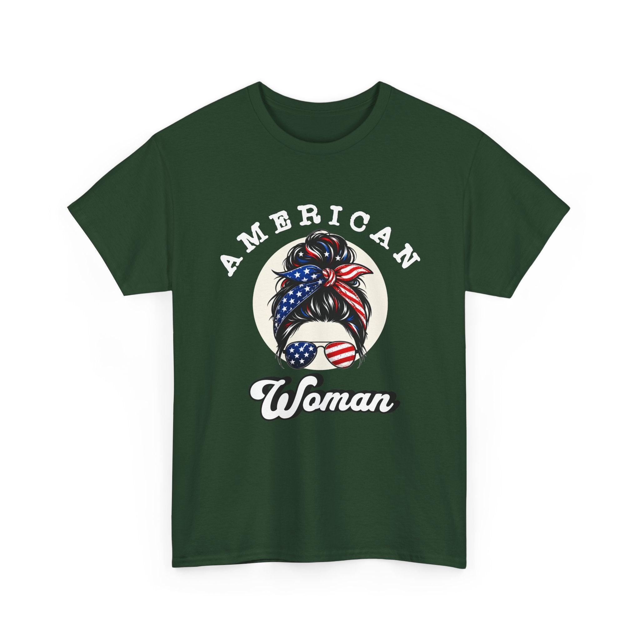 American Woman 4th of July T-Shirt — Summer Fun Patriotic Tee