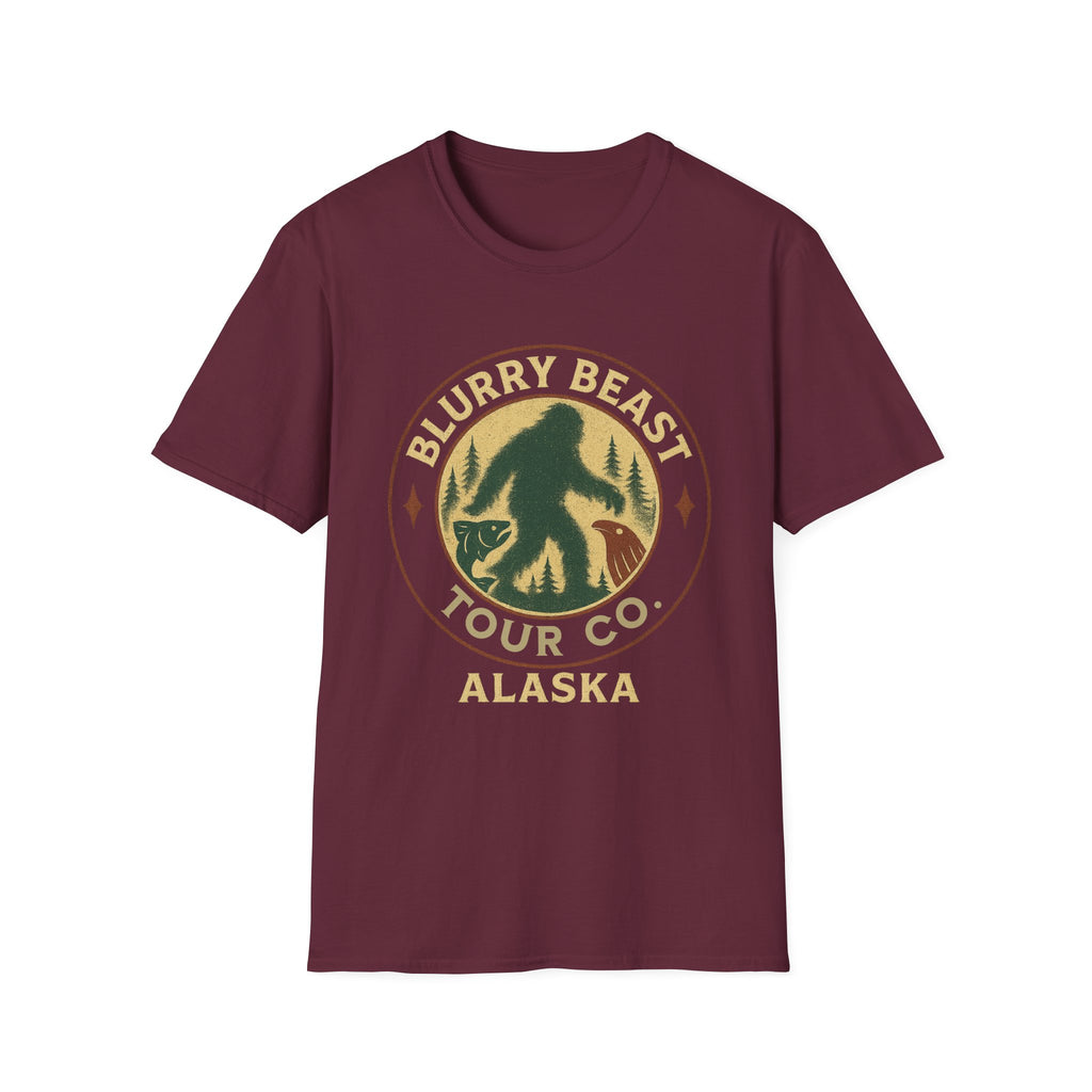 Blurry Beast Alaska T-Shirt – Vintage Bigfoot Tour Co.