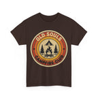 Old Souls Campfire Club Retro T-Shirt | Vintage Sunset Camping Tee