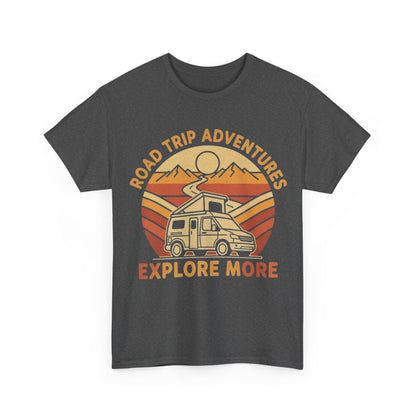 Road Trip Adventures – Explore More Retro Camper Tee