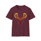 Tribal Moose Spirit T-Shirt – Colorful Totem Animal Design