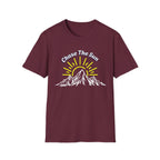 Chase the Sun Mountain T-Shirt – Adventure Hiking Graphic Tee